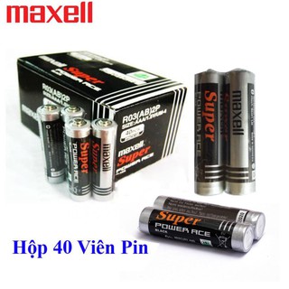 Hộp 40 Viên Pin Tiểu AAA (3A) Maxell Super 1.5V