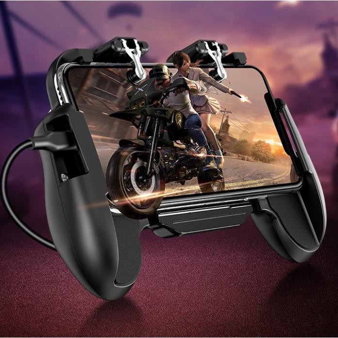 Tay Cầm Game H5II QUẠT TẢN NHIỆT Chơi Pubg, Ros, Free Fire Controller, LIÊN QUÂN mã H5II Mều shop