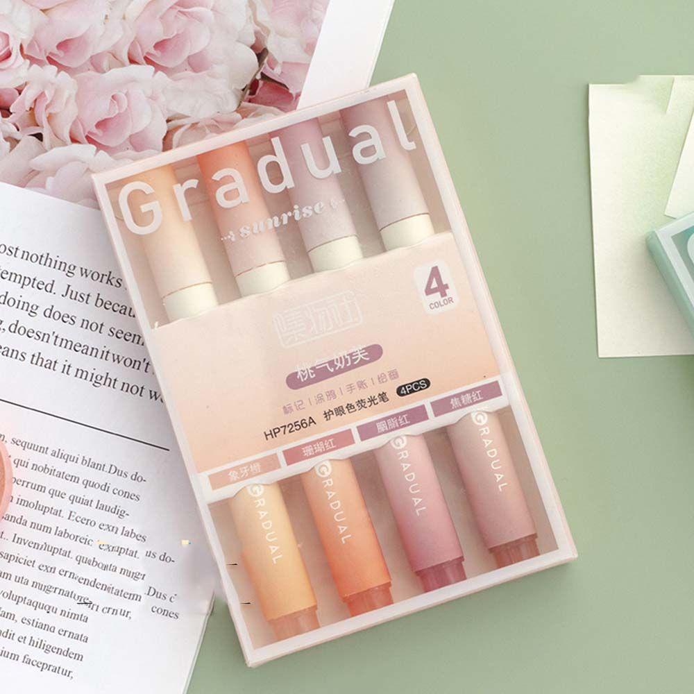 PEWANY Bút Đánh Dấu Đầu Mềm Nhiều Màu Sắc Nhỏ Gọn DIY Dành Cho Trẻ Em