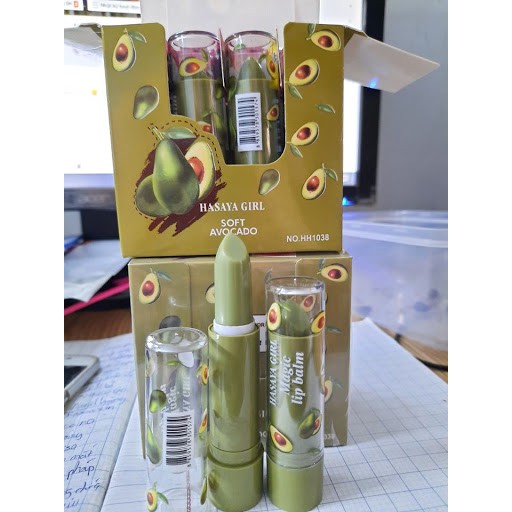Son Dưỡng BƠ XANH SOFT AVOCADO Lipbalm căng mộng môi có màu mềm mịn nội địa chính hãng sỉ tốt NGỰA BEAUTY | BigBuy360 - bigbuy360.vn