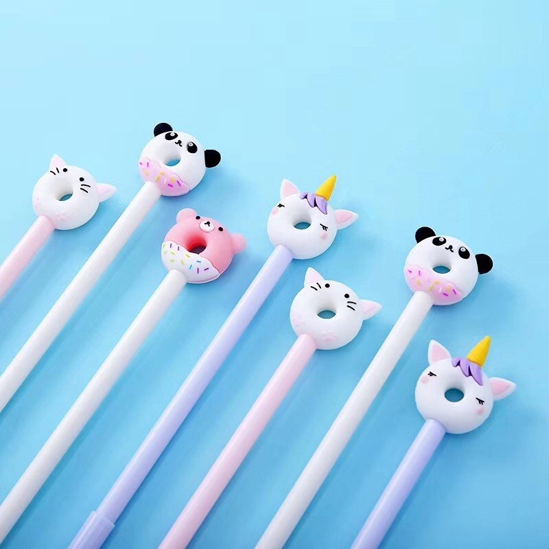 Bút bi nước bánh donut hình thú