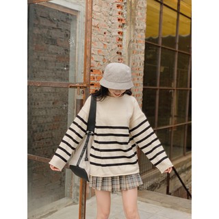 Áo len kẻ vặn gấu LEN65 1994closet