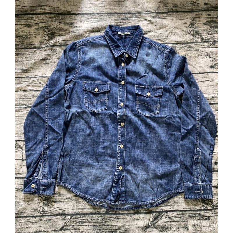 Áo sơ mi denim xuất xịn