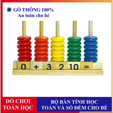 Bàn Tính Số Học Đếm Cho Bé Bộ Bảng Số Thông Minh Bằng Gỗ Cao Cấp Đồ Chơi Toán Học Giúp Bé Học Toán Dễ Dàng