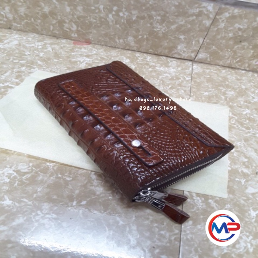 𝑭𝑹𝑬𝑬𝑺𝑯𝑰𝑷  Clutch cầm tay nam da cá sấu