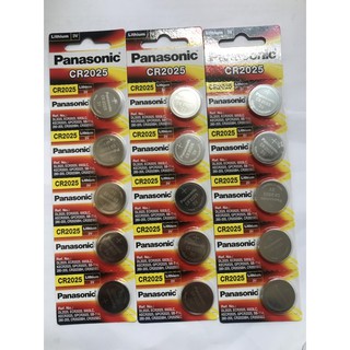 Pin cr2025 lithium 3v panasonic vỉ 5 viên