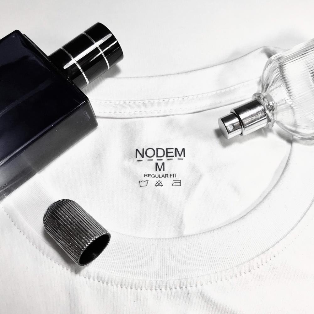 ' Áo thun tay lỡ NODEM phông Unisex nam nữ chất liệu Cotton oversize form rộng màu trắng + Tặng kèm tất NIKE ;