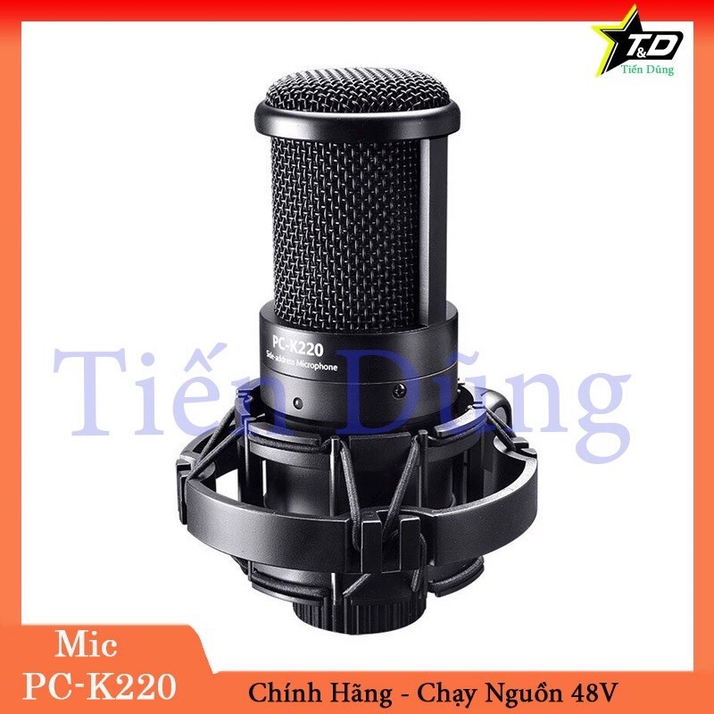 Mic Thu Âm Takstar PC K220 ⚡FREESHIP⚡ Phiên Bản Mới Chính Hãng Hỗ Trợ Thu Âm Livestream Và Karaoke