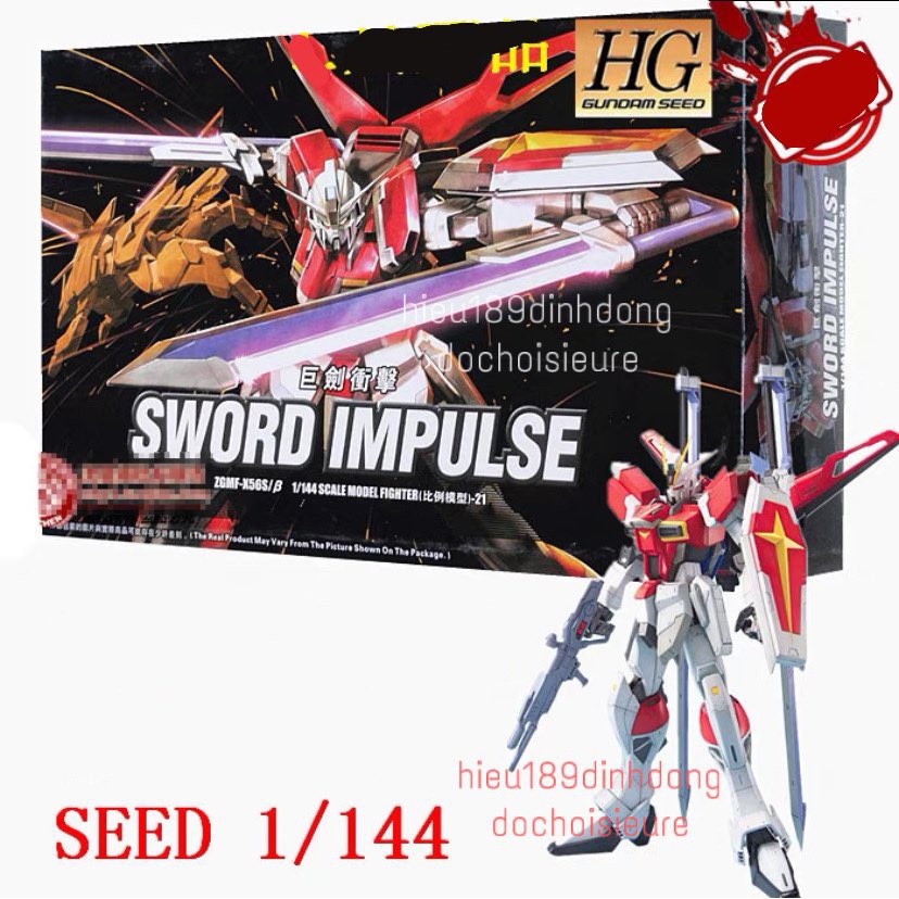 Lắp ráp gundam hg 1/144 sword impulse 21