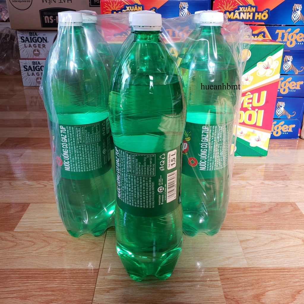 Chai nước ngọt 7 Up vị chanh chai 1.5L