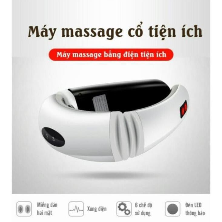 [Loại 1 Tốt Nhất] Máy Mát xa cổ, vai, gáy - Máy Massage Thông Minh 3D - Đồ Gia Dụng Thông Minh
