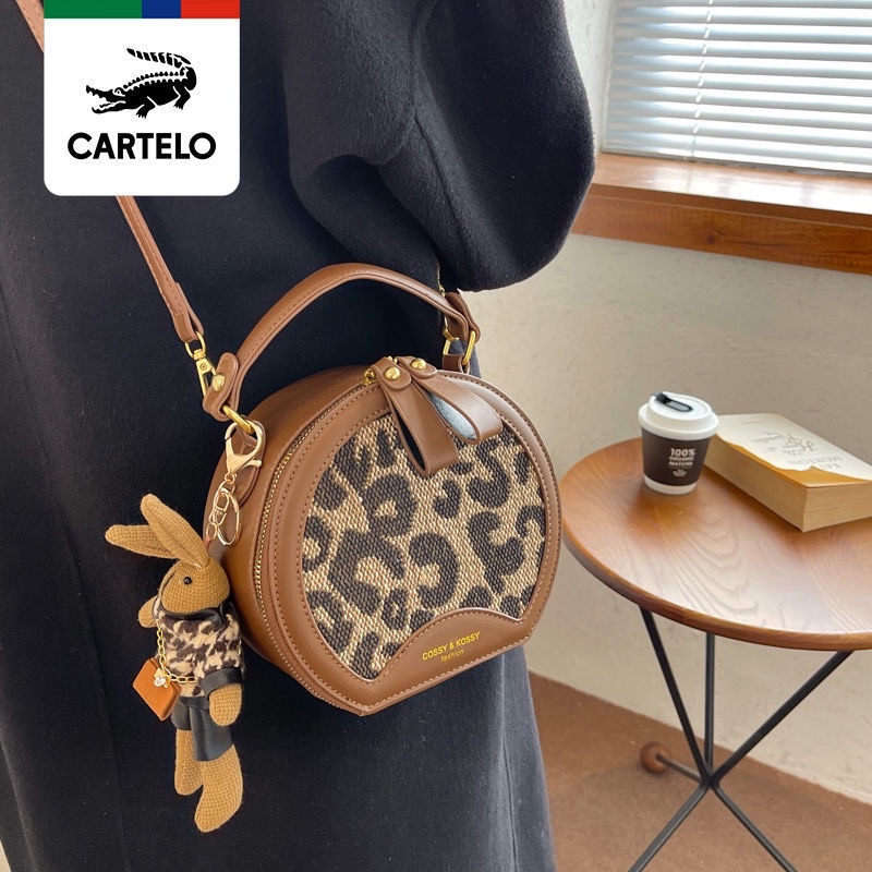 TÚI HỘP VINTAGE CARTELO KÈM GẤU