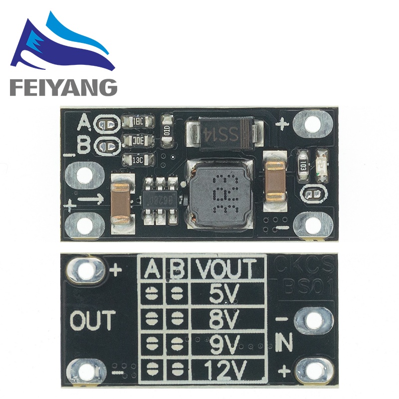 Mô đun tăng áp mini đa năng 5V/8V/9V/12V 1.5A chuyên dụng chất lượng cao