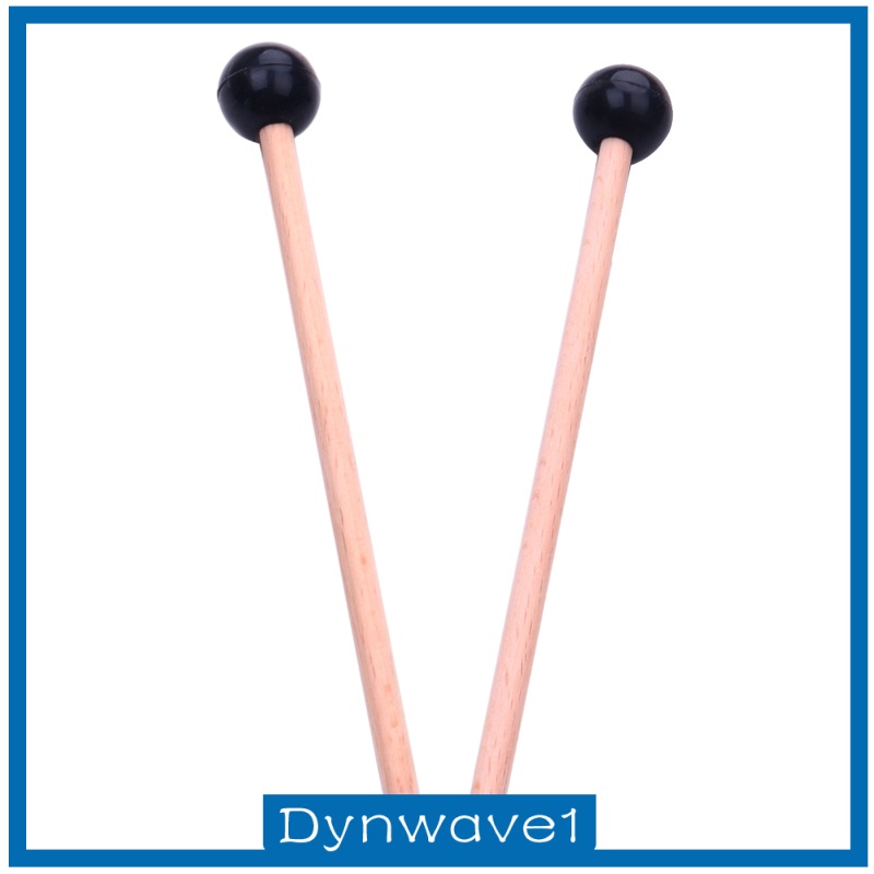 1 Cặp Dùi Gõ Trống Bằng Gỗ Cao Su Dày 145mm