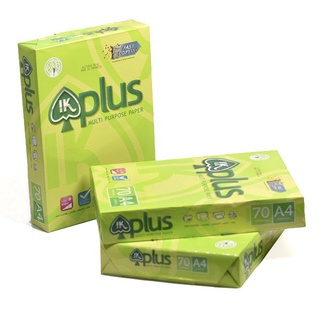 giấy in A4 IK plus 70gsm 210x291mm dày, đẹp, mặt bóng