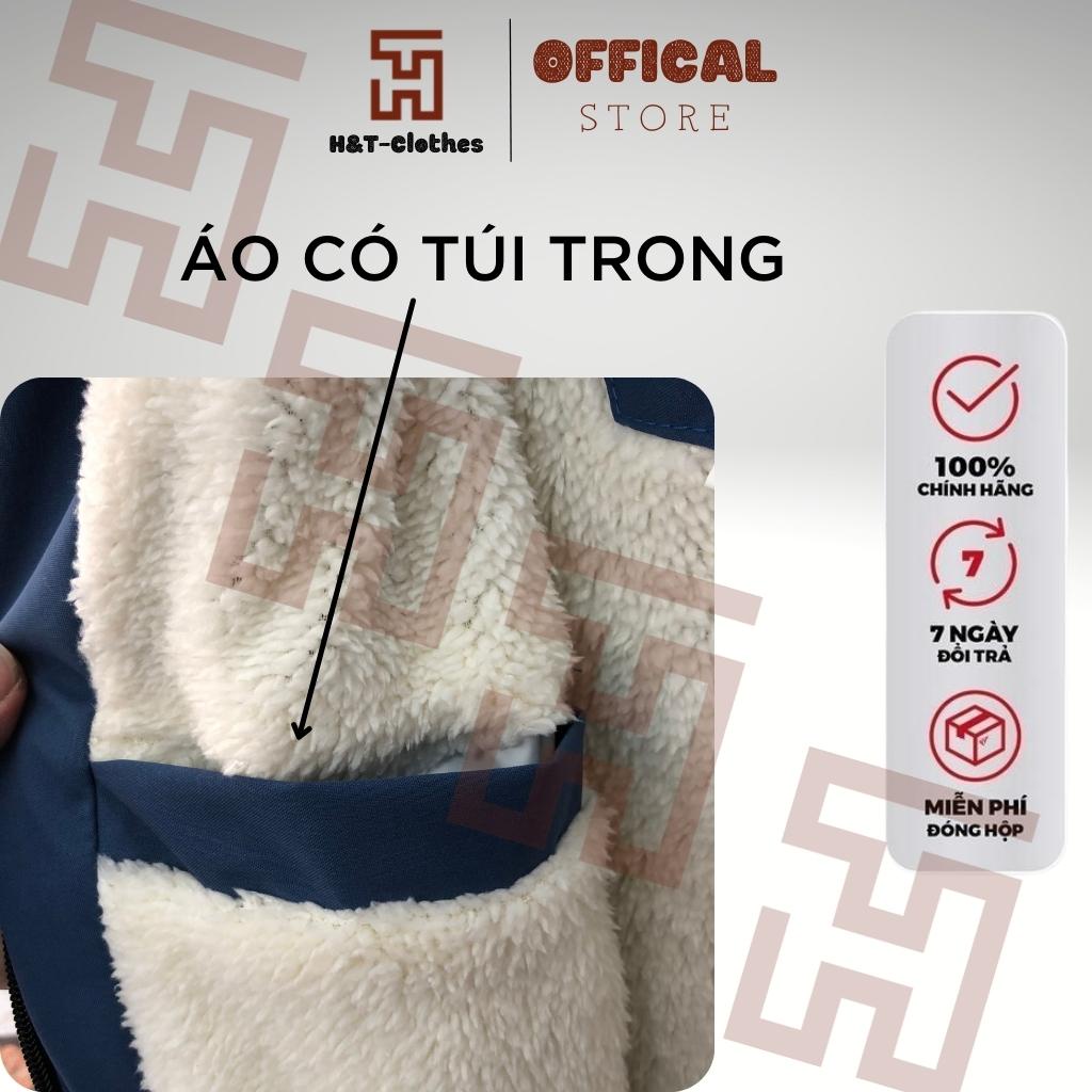 Áo Khoác Gió Lót Lông Cừu Tráng Bạc Nam Nữ - Chống Nước Cực Đỉnh - Áo Khoác Phao Dày Ấm Áp T&amp;H