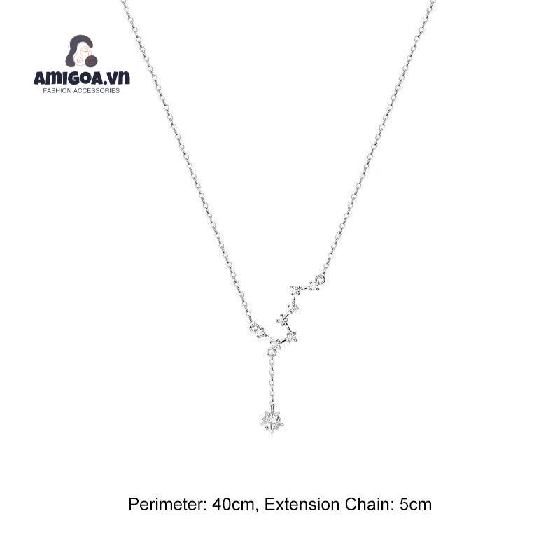 ✨✨Dây Chuyền Bạc 925 Mặt Hình Ngôi Sao Không Gây Dị Ứng Sang Trọng Thời Trang Cho Nữ