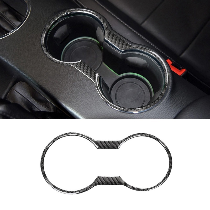 Khung Gắn Cốc Nước Bằng Sợi Carbon Cho Ford Mustang 2015 2016 2017 2018 2019 2020