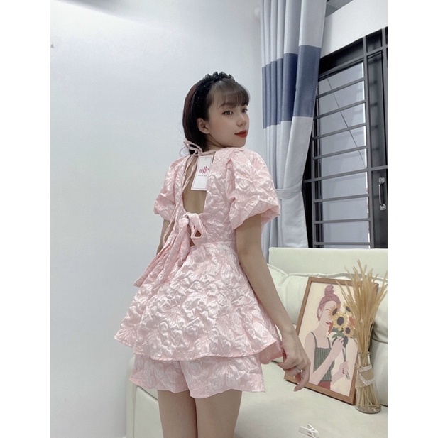 SET GẤM TAY PHỒNG NƠ LƯNG