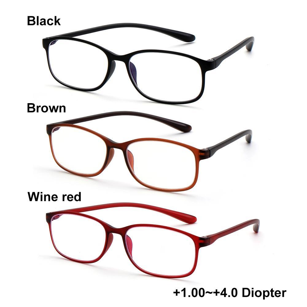 Kính Đọc Sách Tầm Nhìn +1.00~+4.0 Trọng Lượng Nhẹ Dành Cho Người Lớn Tuổi