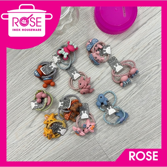 Dây cột tóc nhiều màu sắc xinh xắn cho bé gái