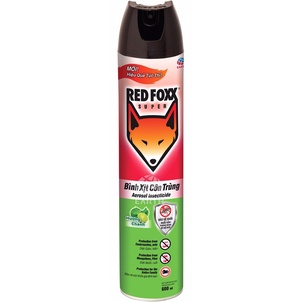 Bình xịt côn trùng RED FOXX Hương chanh 600ml