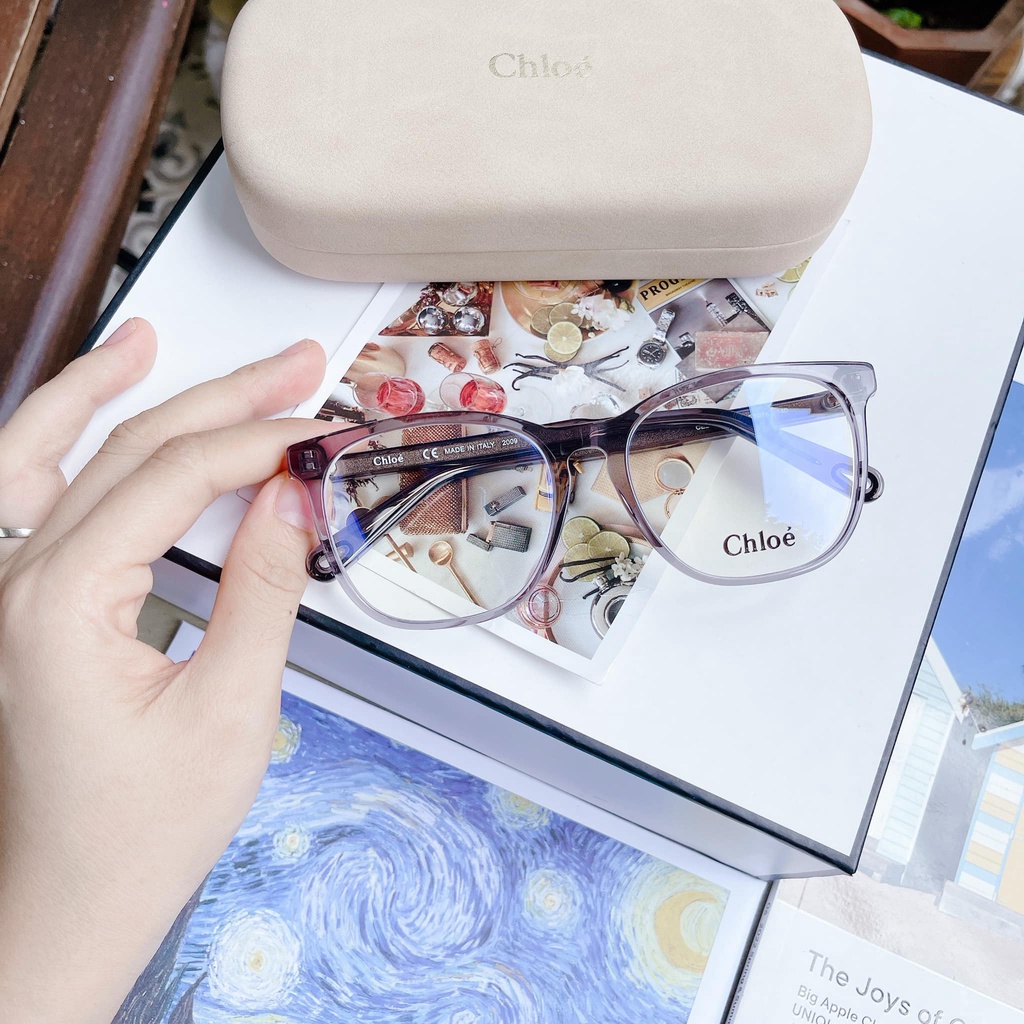 Gọng cận nữ Chloe viền ghi xám CE2740  Grey