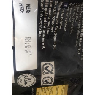 Cà phê phố bịch 30 gói 24g HSD:15/1/2023