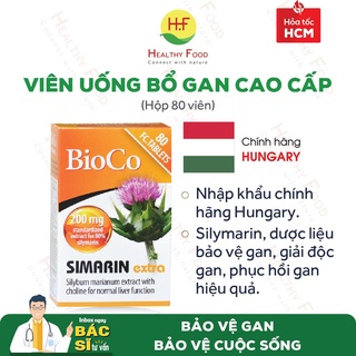 [Hàng nhập Hungary] Giải độc gan, Hạ men gan - BioCo Simarin Extra (Hộp 20 viên x 4 vỉ)