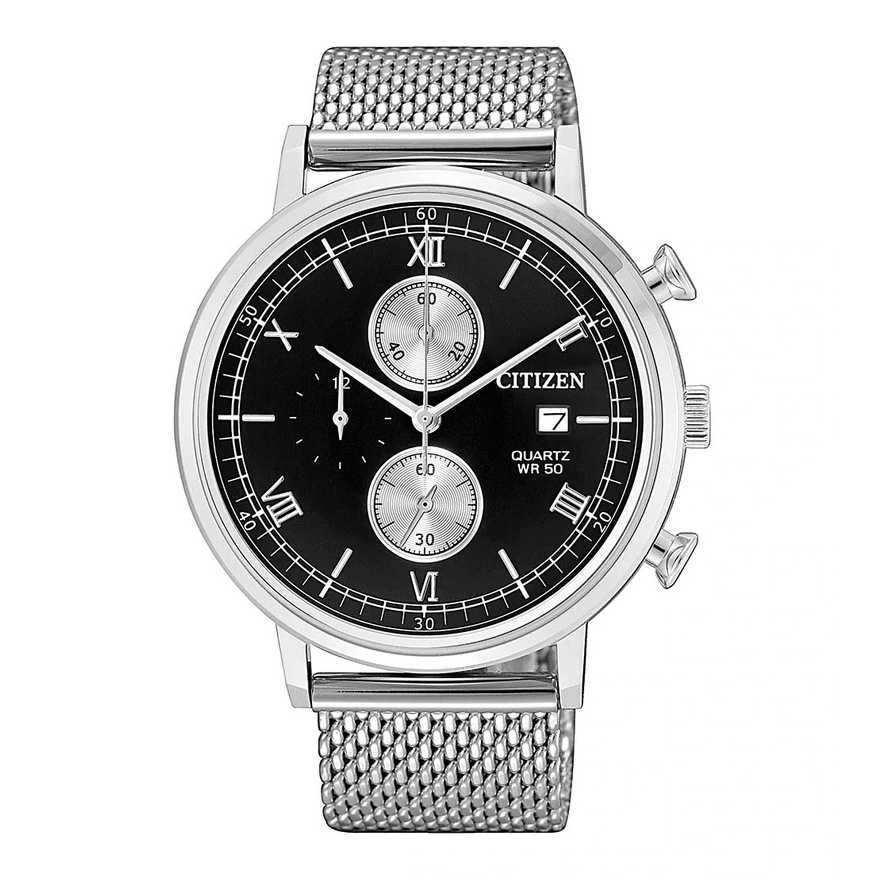 Đồng hồ nam Citizen AN3610-80E dây thép không gỉ, chống nước 30m, hàng chính hãng