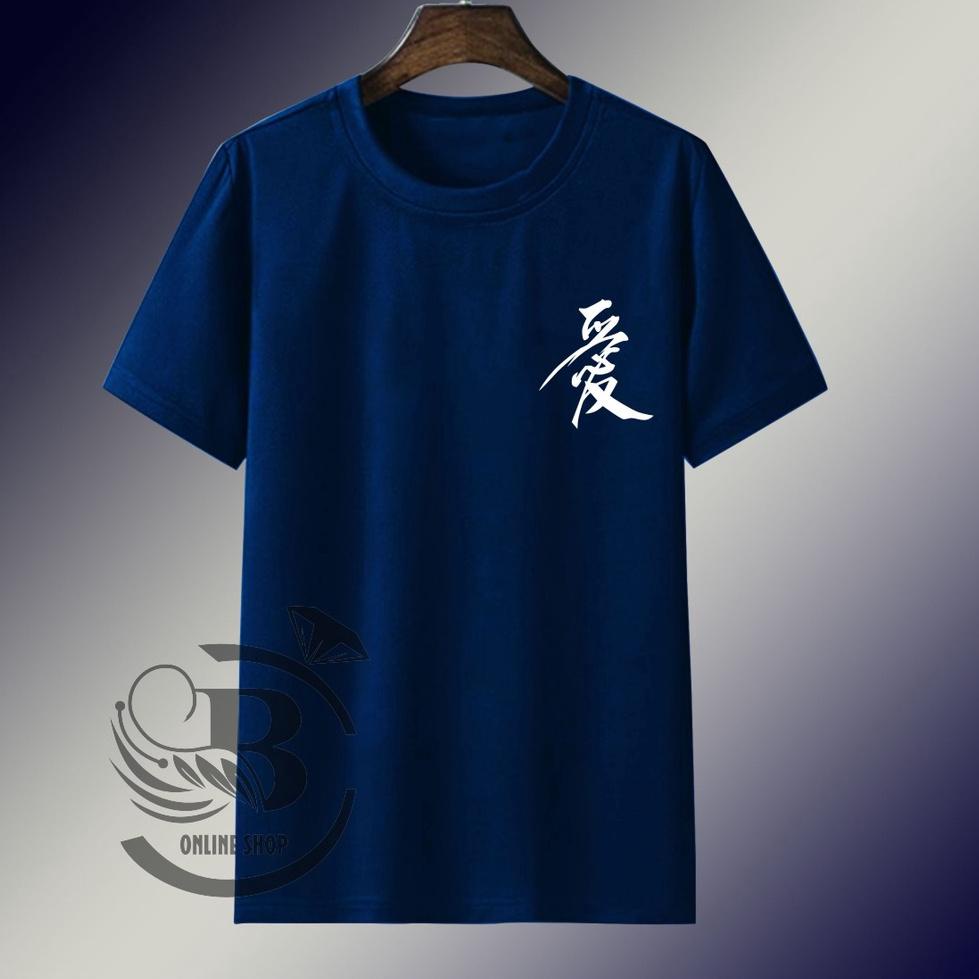 (Art. Fq1586) Áo Thun In Chữ AI YOU Phong Cách Nhật Bản Dễ Thương size M L XL XXL Đơn Giản Dành Cho Nam NữÁo Thun Thiết Kế Trẻ Trung Hợp Thời Trang Cho Nam Áo Thun In Hình Cá Tính Thời Trang Dành Cho Nam