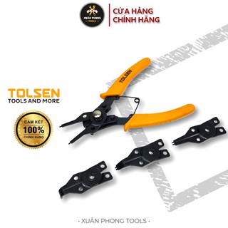 Bộ kìm mở phanh, phe 4 đầu tolsen 10100 | xuân phong tools