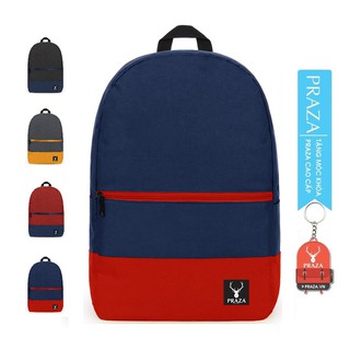 Balo Unisex Phối Màu PRAZA BLS0156 (Tặng Móc Khóa)