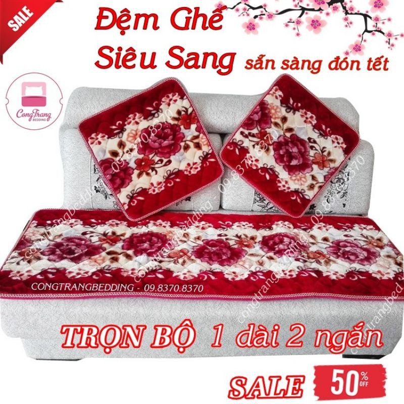 THẢM GHẾ NHUNG BĂNG LÔNG ghế gỗ sofa