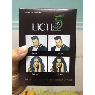 Dầu gội nhuộm LICH 5 - Nâu