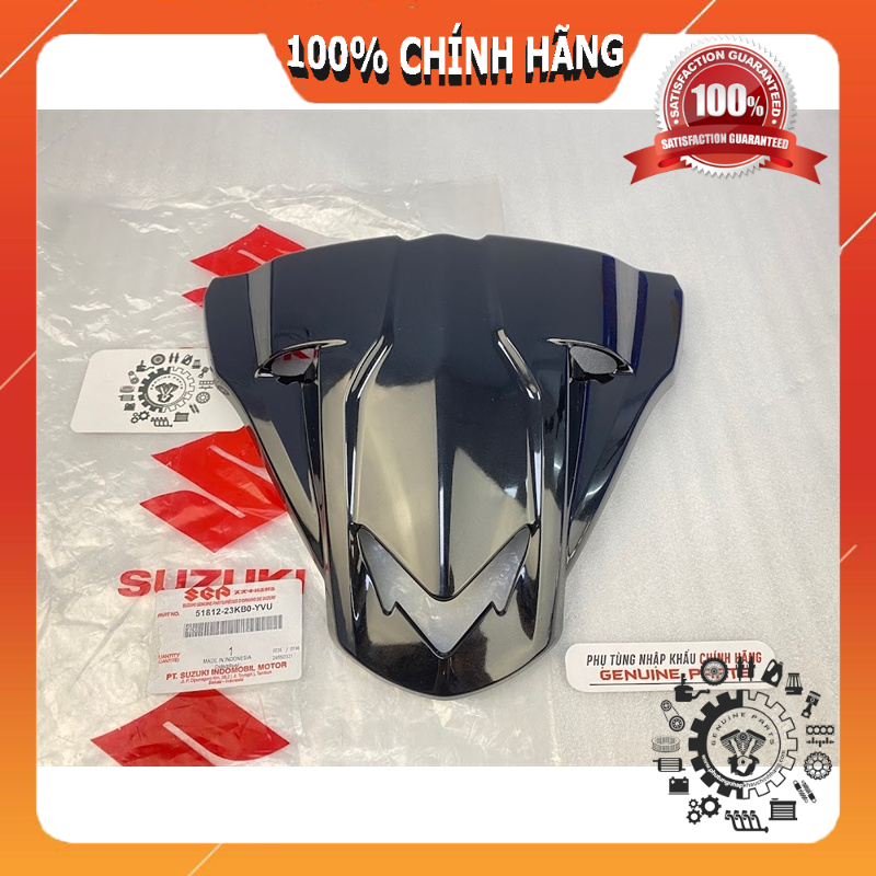 Mão chắn gió BANDIT 150 chính hãng Suzuki Indo, Ốp đầu đèn pha 51812-23KB0-YVU