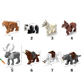 Đồ chơi lắp ráp Minifigures các loại thú vật lắp ráp mô hình brick, Thunder_toy