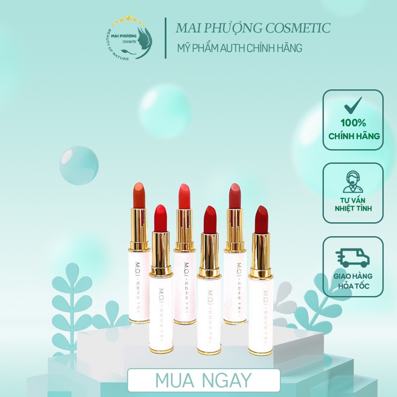 SON M.O.I x CÔNG TRÍ👉FREESHIP👏 SON LÌ MỀM MỊN,LÊN MÀU CHUẨN