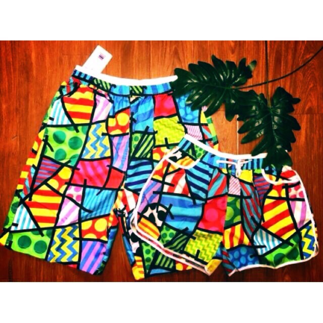 Xả quần đôi đi biển