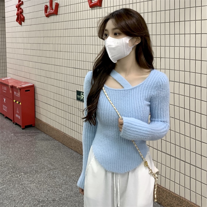 Áo croptop tay dài thiết kế độc đáo thời trang quyến rũ cho nữ | BigBuy360 - bigbuy360.vn