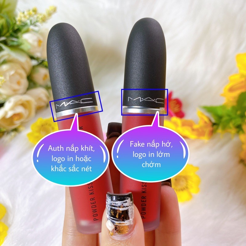 Son Mac Kem Powder Kiss Liquid Lipcolour, BST Son Kem Lì Mac Chính Hãng | Thế Giới Skin Care