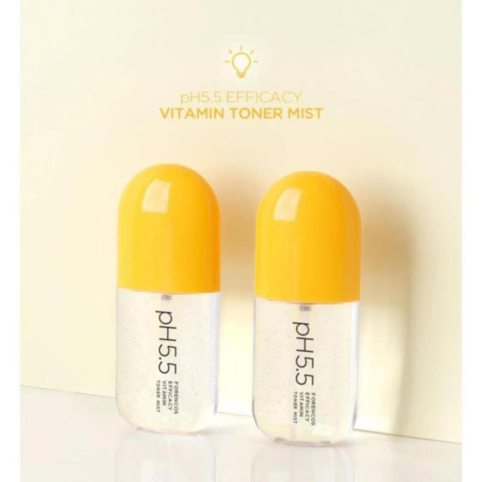XỊT KHOÁNG DƯỠNG TRẮNG FORENCOS PH 5.5 EFFICACY VITAMIN TONER MIST