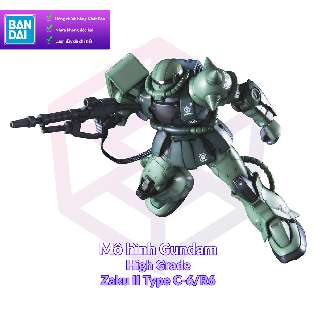 [Pre-Order] Mô Hình Gundam Bandai HG 025 Zaku II Type C-6 R6 1/144 GTO [GDB] [BHG]