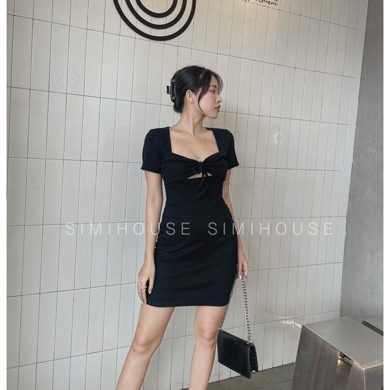 VÁY BODY THUN GÂN NƠ NGỰC