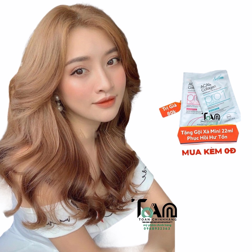 Combo Nhuộm Tóc ( Màu Vàng ) + Oxy