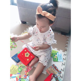 [LE COON] SET ĐỒ BỘ CỘC TAY BÈO CHO BÉ GÁI
