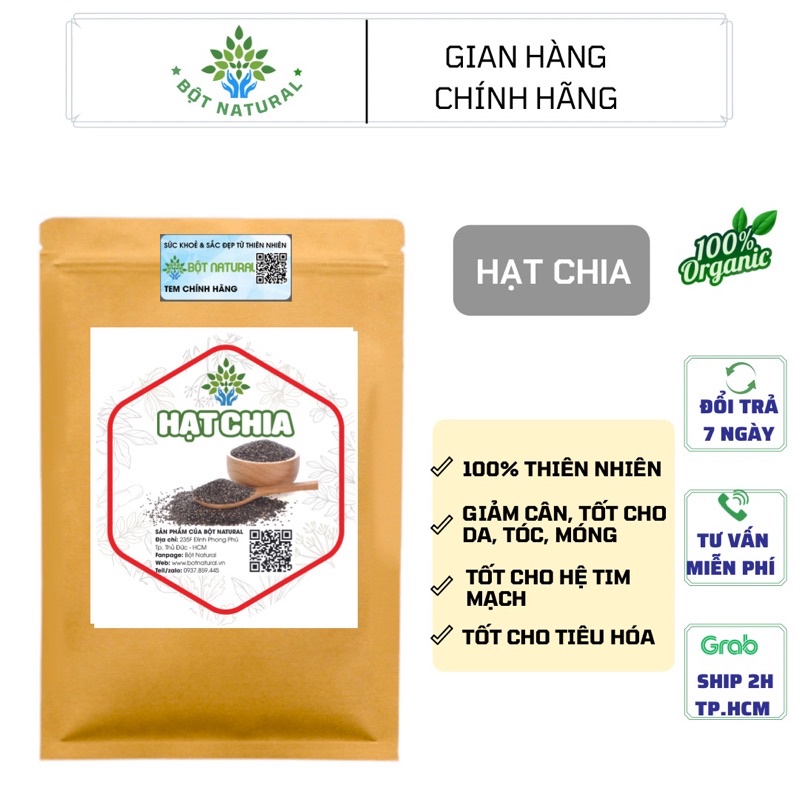 Hạt chia 5Gr | Bột Natural