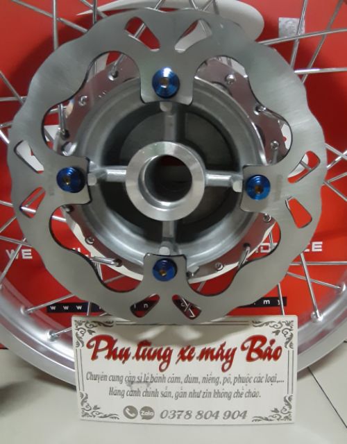 Bánh căm xe WINNER niềng nhôm YOKO  kèm đĩa và 10 ốc titan như hình