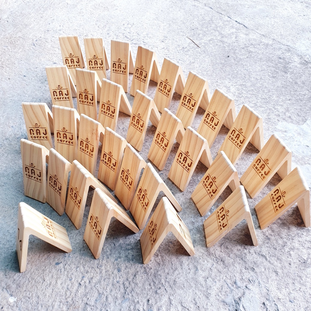 Thẻ số để bàn cà phê