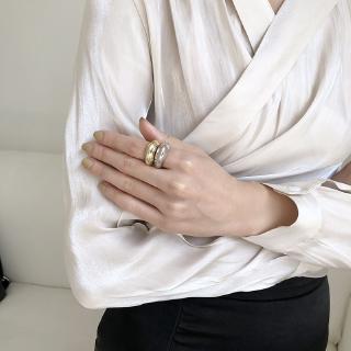 Nhẫn Đeo Tay Kim Loại Thiết Kế Đơn Giản Thời Trang Nữ